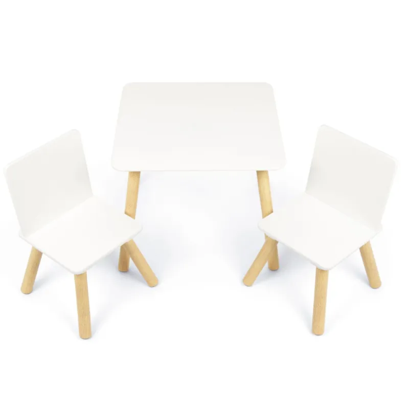 Detský drevený stolík + 2 stoličky Arditex Kids – praktický nábytok do detskej izby Detský drevený stolík + 2 stoličky Arditex Kids – praktický nábytok do detskej izby