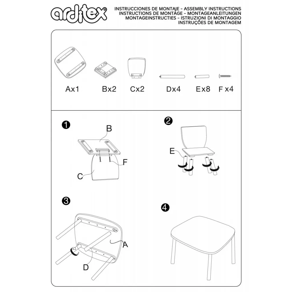 Detský drevený stolík + 2 stoličky Arditex Kids – praktický nábytok do detskej izby