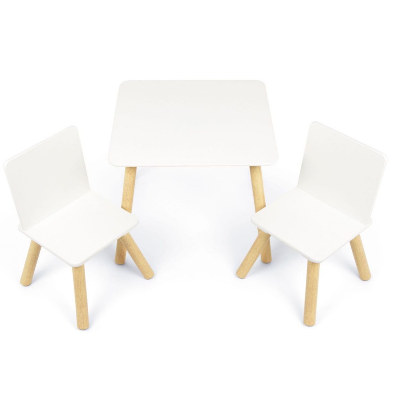 Detský drevený stolík + 2 stoličky Arditex Kids – praktický nábytok do detskej izby Detský drevený stolík + 2 stoličky Arditex Kids – praktický nábytok do detskej izby