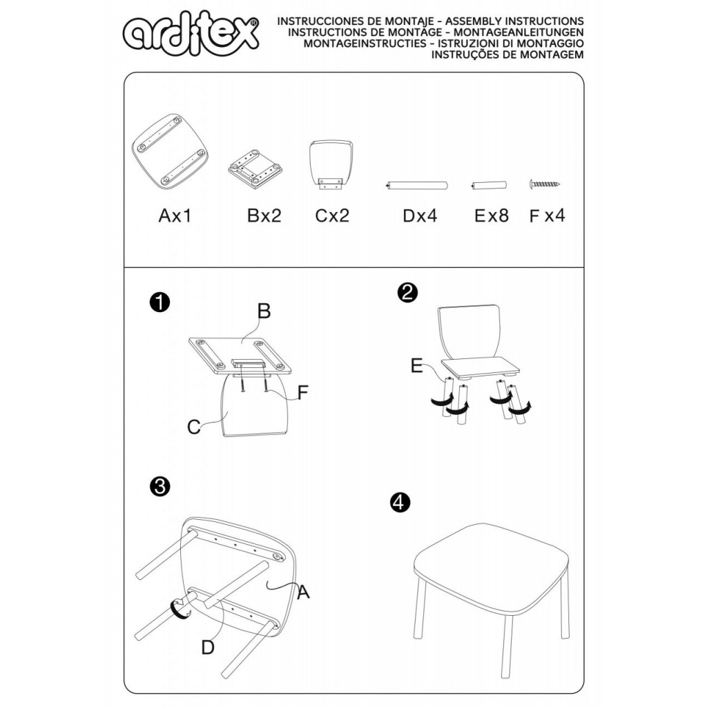 Detský drevený stolík + 2 stoličky Arditex Kids – praktický nábytok do detskej izby