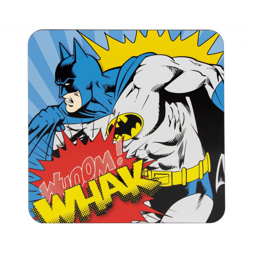 Detský drevený stolík + 2 stoličky Batman – praktický nábytok do detskej izby