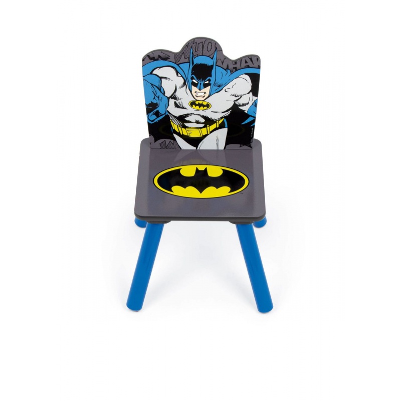 Detský drevený stolík + 2 stoličky Batman – praktický nábytok do detskej izby Detský drevený stolík + 2 stoličky Batman – praktický nábytok do detskej izby
