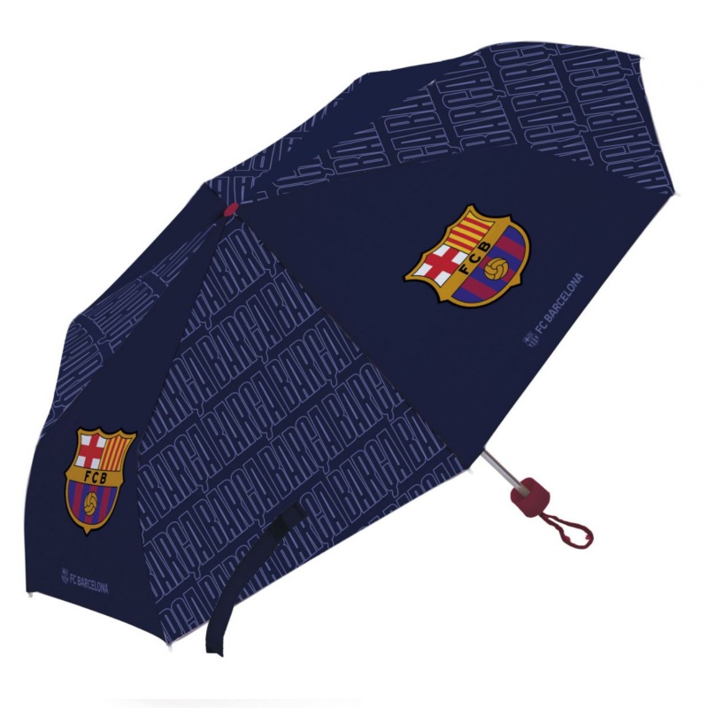 Skládací deštník FC Barcelona, oficiální design. Průměr 96 cm, manuální otevírání, odolný vůči větru. Skládací deštník FC Barcelona, oficiální design. Průměr 96 cm, manuální otevírání, odolný vůči větru.