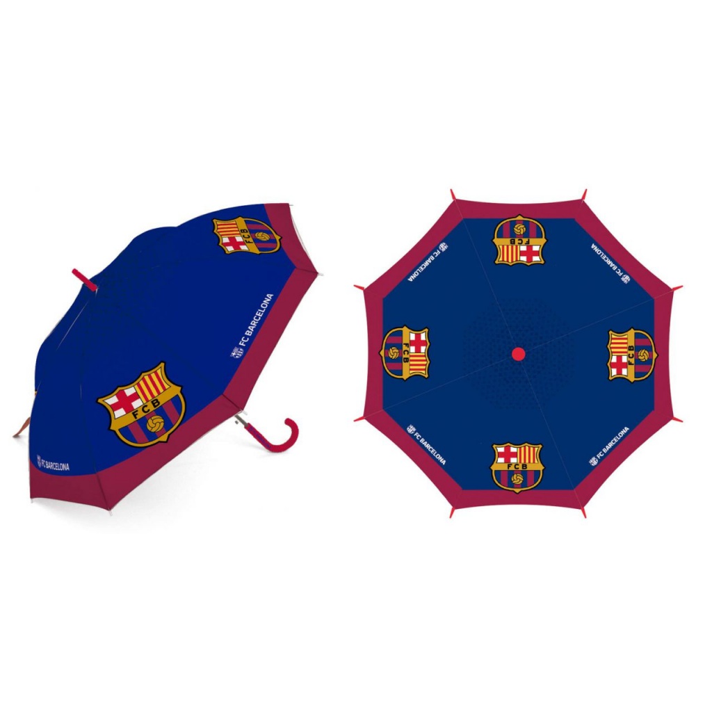 Automatický deštník FC Barcelona s oficiálním designem.