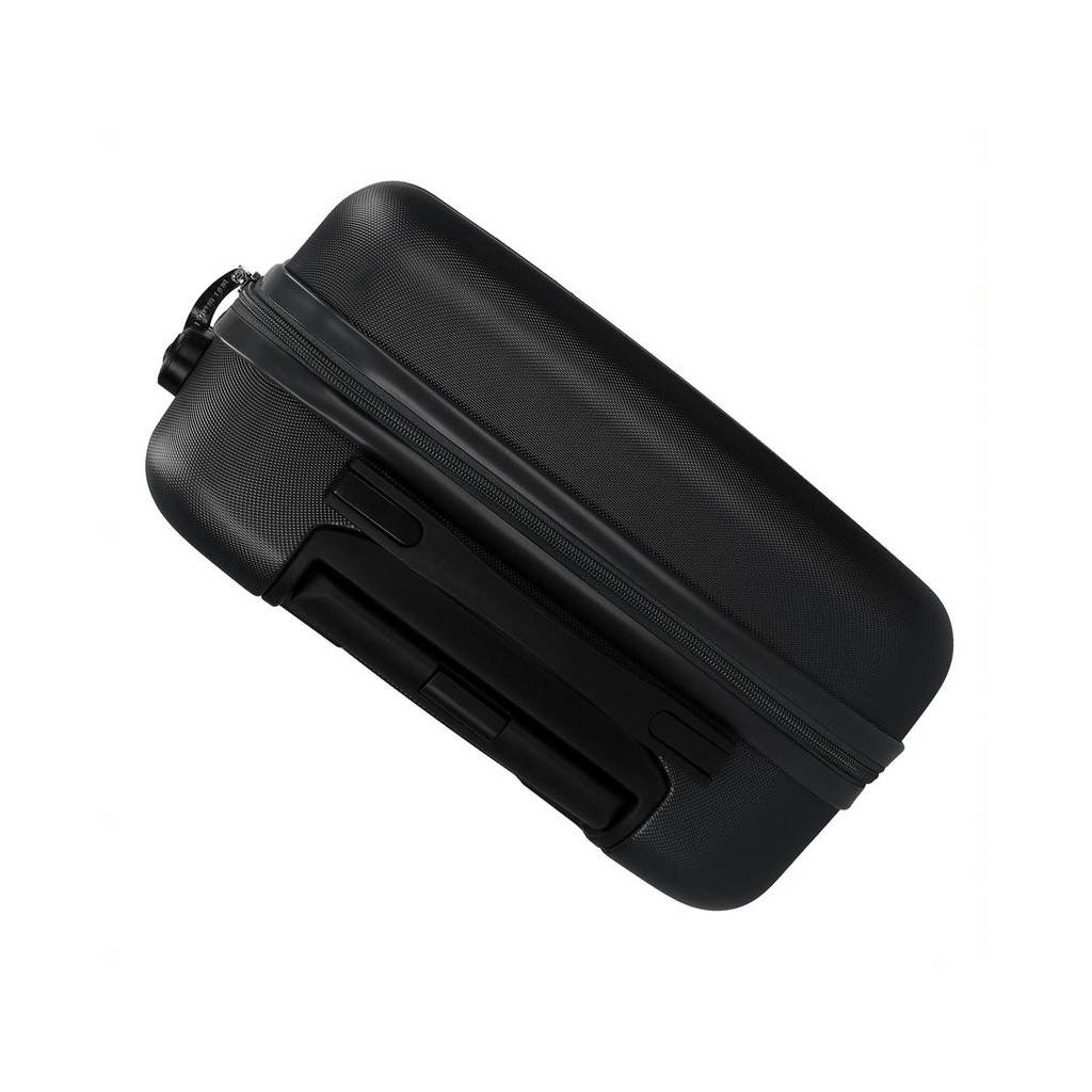 Sada ABS cestovních kufrů ROLL ROAD Flex Černá – 3 velikosti s otočnými kolečky, 5849460