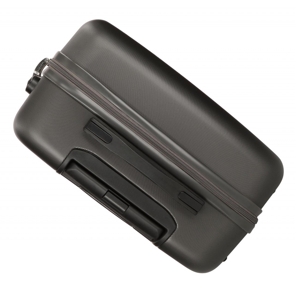 Sada ABS cestovných kufrov ROLL ROAD Flex Antracita – 3 veľkosti s otočnými kolieskami, 5849461