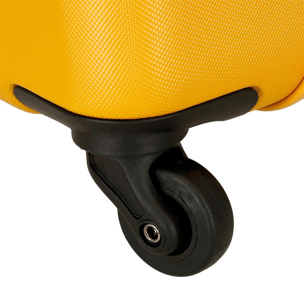 Pevný skořepinkový ABS cestovní kufr s nadčasovým designem od renomovaného španělského výrobce JOUMMA BAGS. Kvalitní vypracován