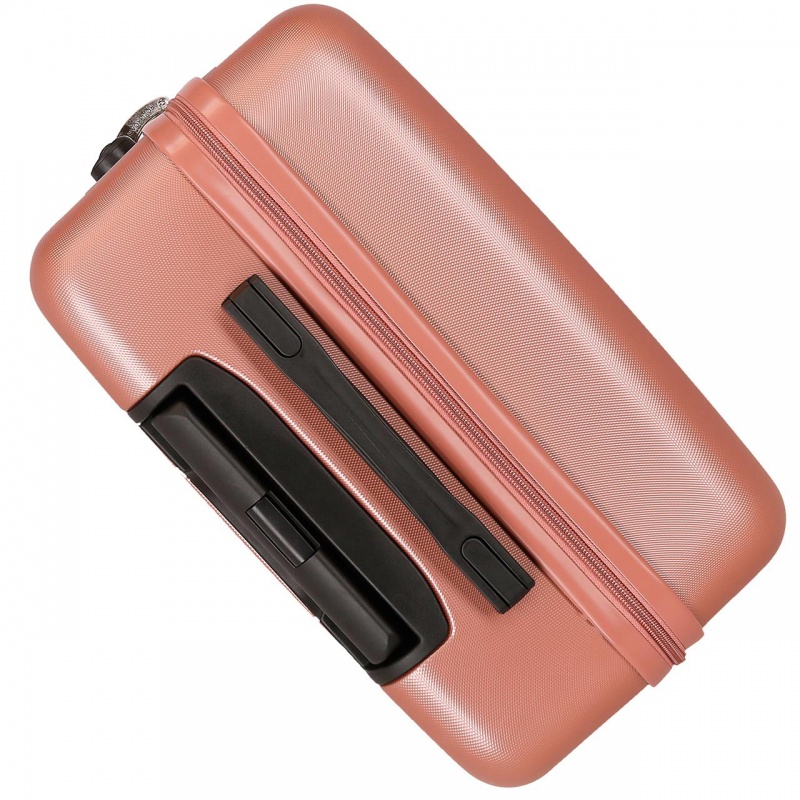 ROLL ROAD Flex Nude, ABS Cestovný kufor 65x46x23cm, 56L – stredný kufor s otočnými kolieskami a číselným zámkom ROLL ROAD Flex Nude, ABS Cestovný kufor 65x46x23cm, 56L – stredný kufor s otočnými kolieskami a číselným zámkom