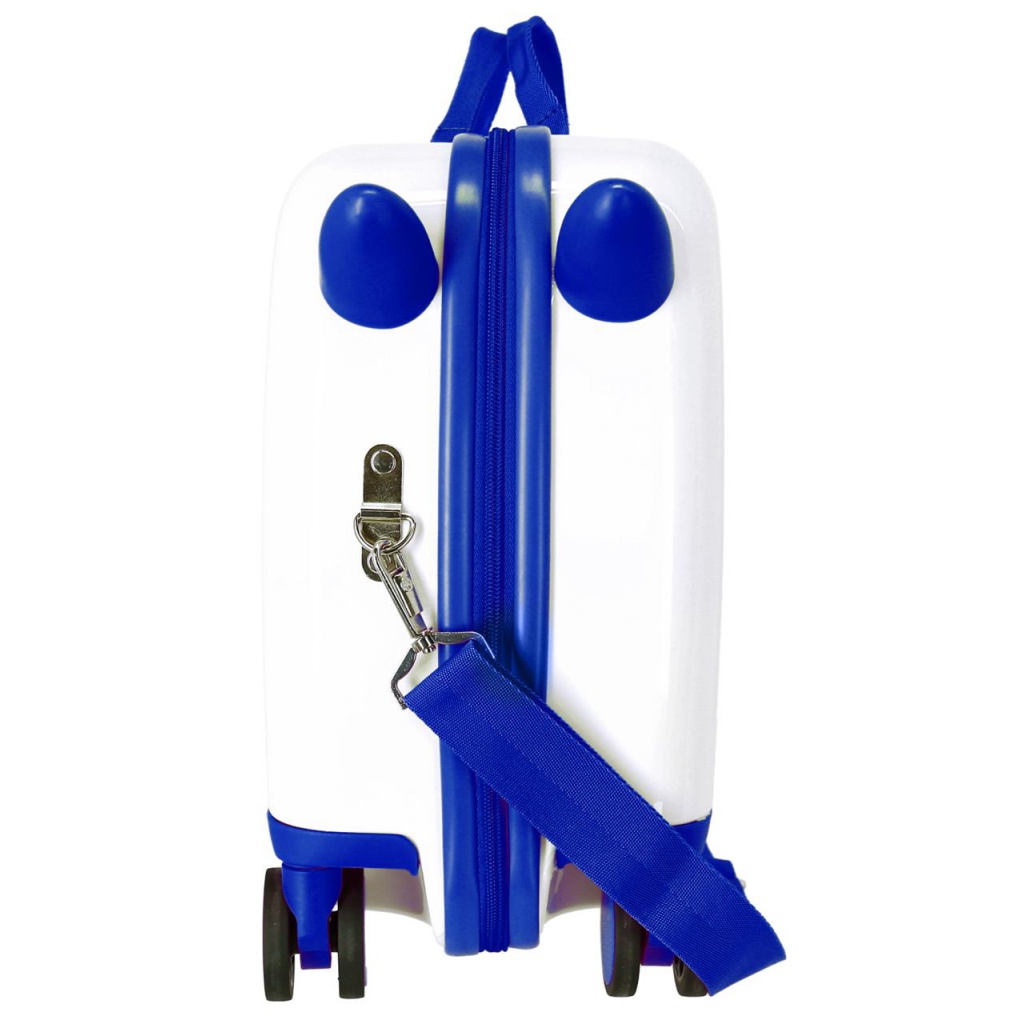 Detský cestovný kufor na kolieskach MICKEY MOUSE Good Mood, 34L – 2 v 1 odrážadlo a kufor