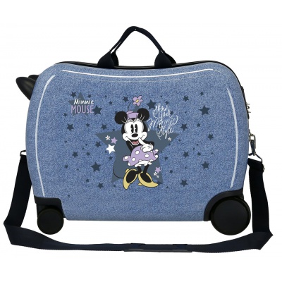 Dětský cestovní kufr MINNIE MOUSE Style, 34L – Kufr a odrážedlo v jednom Dětský cestovní kufr MINNIE MOUSE Style, 34L – Kufr a odrážedlo v jednom