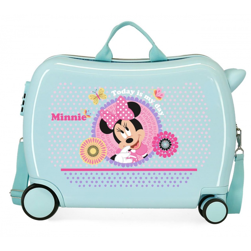 Detský cestovný kufor MINNIE MOUSE Today Is My Day, 34L – Kufor a odrážadlo v jednom Detský cestovný kufor MINNIE MOUSE Today Is My Day, 34L – Kufor a odrážadlo v jednom