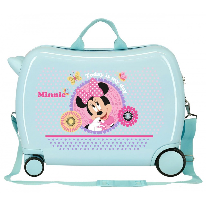 Detský cestovný kufor MINNIE MOUSE Today Is My Day, 34L – Kufor a odrážadlo v jednom Detský cestovný kufor MINNIE MOUSE Today Is My Day, 34L – Kufor a odrážadlo v jednom