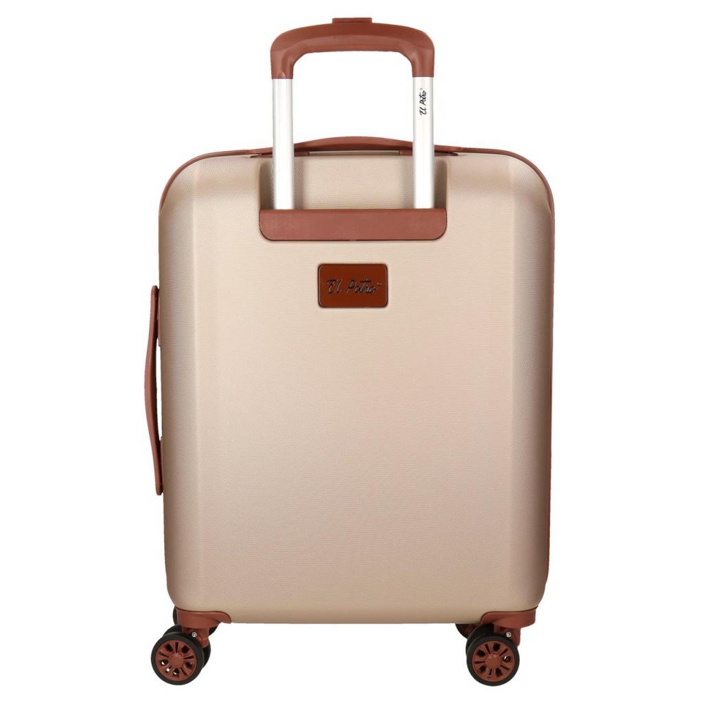 Pevné škrupinkové ABS cestovné kufre s nádherným dizajnom EL POTRO pre všetkých štýlových cestovateľov. 
ROZMERY:  55x40X20cm -