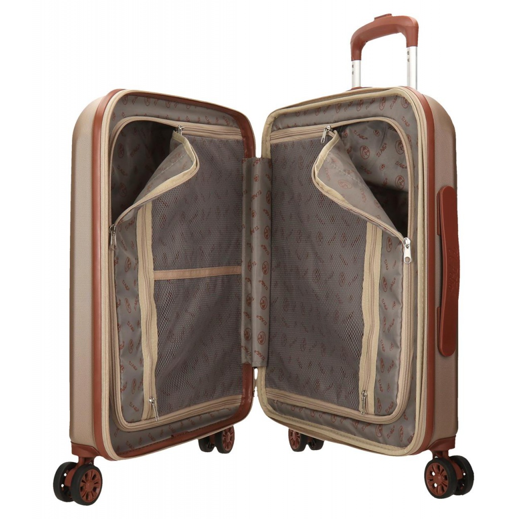 Pevné skořepinkové ABS cestovní kufry s nádherným designem EL POTRO pro všechny stylové cestovatele. ROZMĚRY: 55x40X20cm -