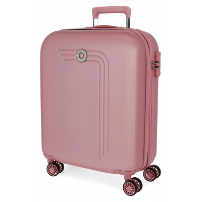 MOVOM Riga Pink – Cestovný kufor s otočnými kolieskami a číselným zámkom