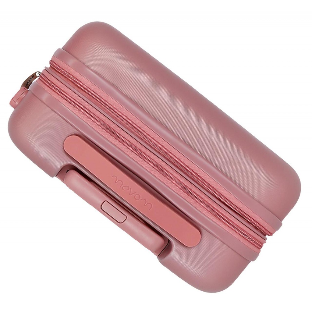 MOVOM Riga Pink – Cestovný kufor s otočnými kolieskami a číselným zámkom