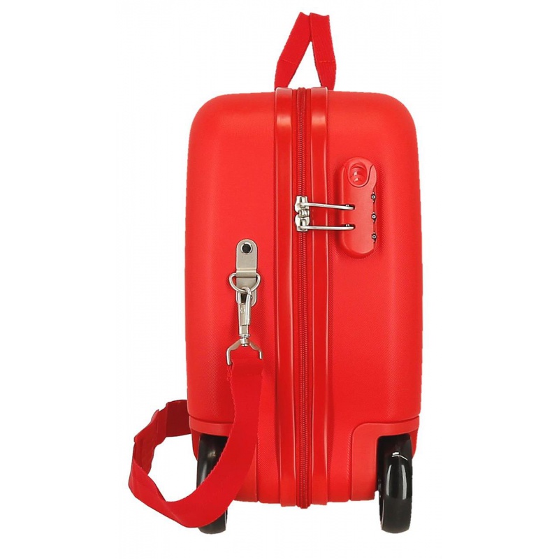 Detský cestovný kufor MICKEY MOUSE Circle Red, 34L – Multifunkčný kufor a odrážadlo Detský cestovný kufor MICKEY MOUSE Circle Red, 34L – Multifunkčný kufor a odrážadlo