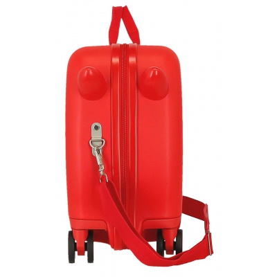 Detský cestovný kufor MICKEY MOUSE Circle Red, 34L – Multifunkčný kufor a odrážadlo Detský cestovný kufor MICKEY MOUSE Circle Red, 34L – Multifunkčný kufor a odrážadlo