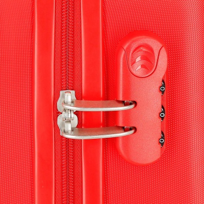Detský cestovný kufor MICKEY MOUSE Circle Red, 34L – Multifunkčný kufor a odrážadlo Detský cestovný kufor MICKEY MOUSE Circle Red, 34L – Multifunkčný kufor a odrážadlo