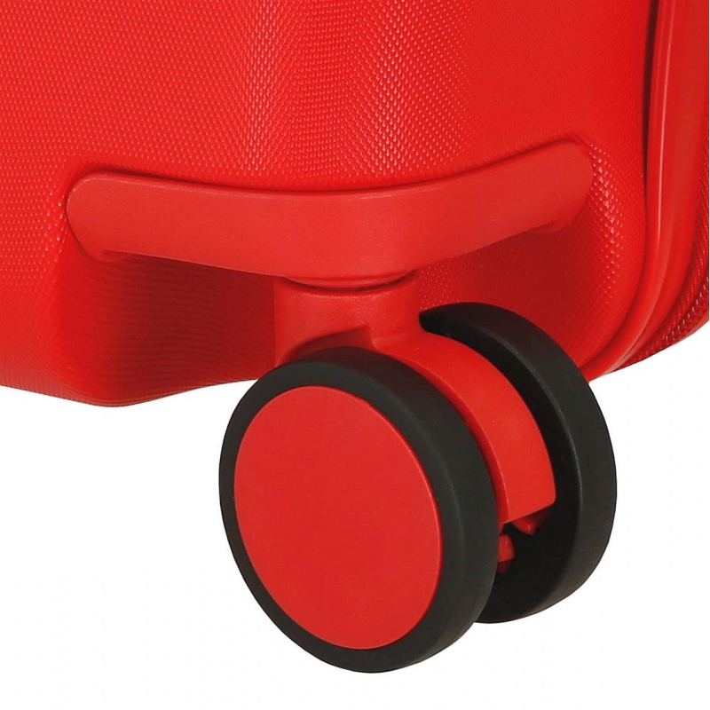 Detský cestovný kufor MICKEY MOUSE Circle Red, 34L – Multifunkčný kufor a odrážadlo Detský cestovný kufor MICKEY MOUSE Circle Red, 34L – Multifunkčný kufor a odrážadlo