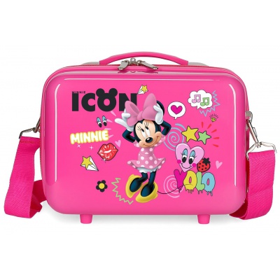 Cestovný kozmetický kufrík MINNIE MOUSE Icon, 9L – praktický a štýlový kufrík na cesty Cestovný kozmetický kufrík MINNIE MOUSE Icon, 9L – praktický a štýlový kufrík na cesty