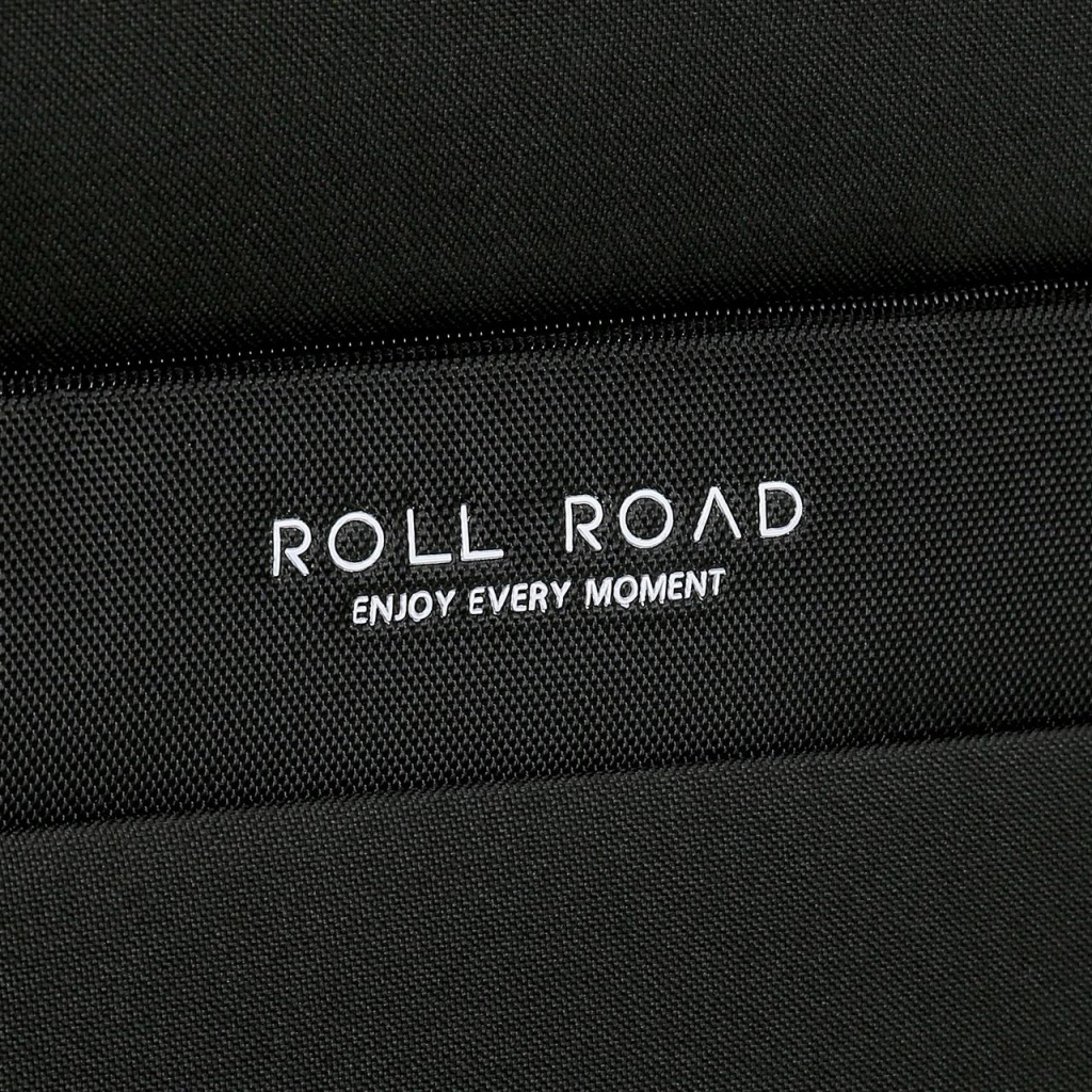 Kvalitní textilní cestovní kufry s nádherným designem ROLL ROAD Royce Black pro všechny stylové cestovatele. Kvalita je zař