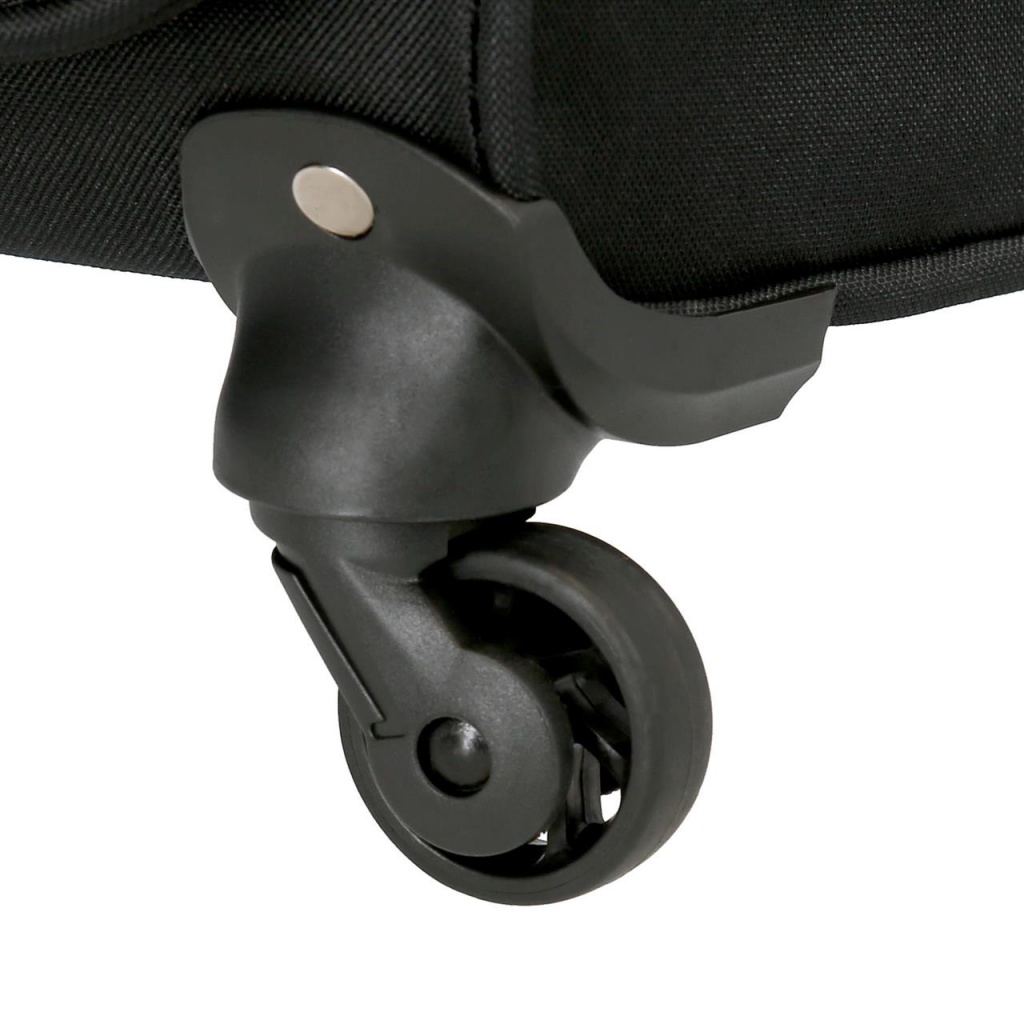 Kvalitní textilní cestovní kufry s nádherným designem ROLL ROAD Royce Black pro všechny stylové cestovatele. Kvalita je zař