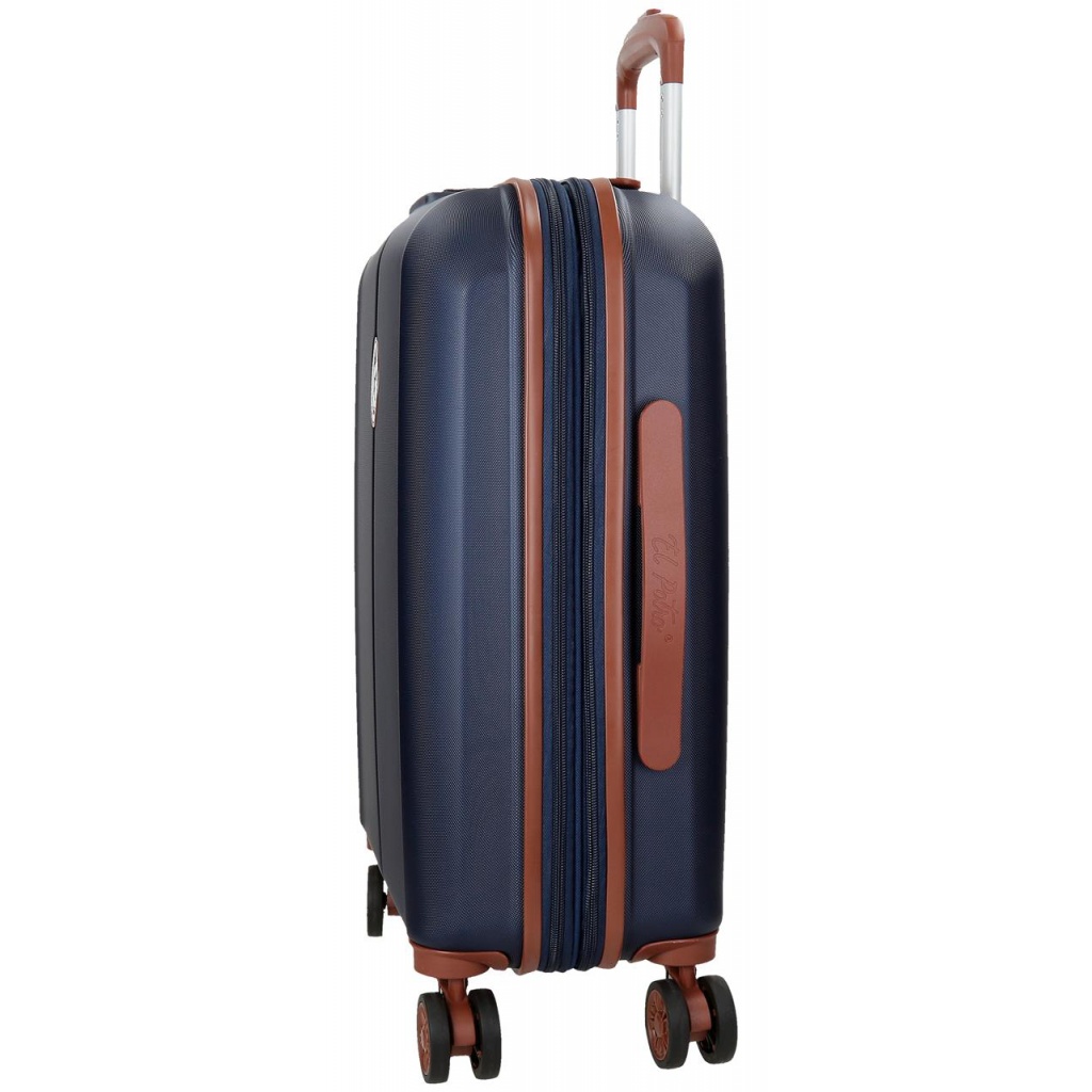 Pevný škrupinkový ABS cestovný kufor s nadčasovým dizajnom od renomovaného španielskeho výrobcu JOUMMA BAGS. Kvalitné vypracovan