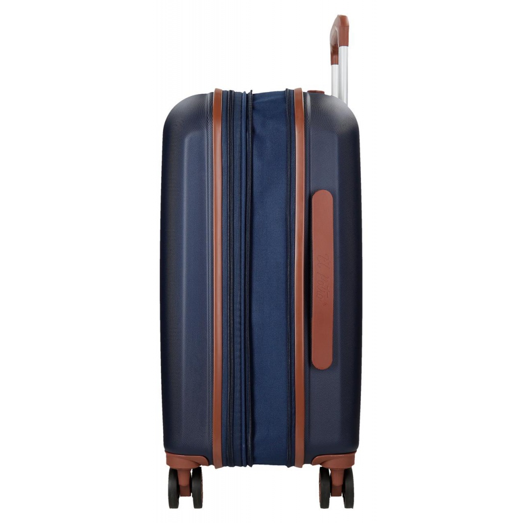 Pevný skořepinkový ABS cestovní kufr s nadčasovým designem od renomovaného španělského výrobce JOUMMA BAGS. Kvalitní vypracován