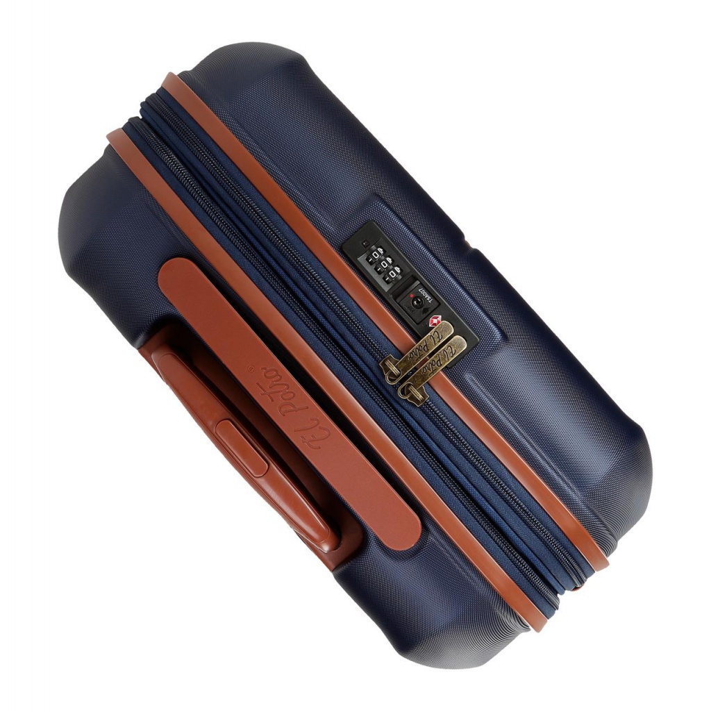 Pevný škrupinkový ABS cestovný kufor s nadčasovým dizajnom od renomovaného španielskeho výrobcu JOUMMA BAGS. Kvalitné vypracovan