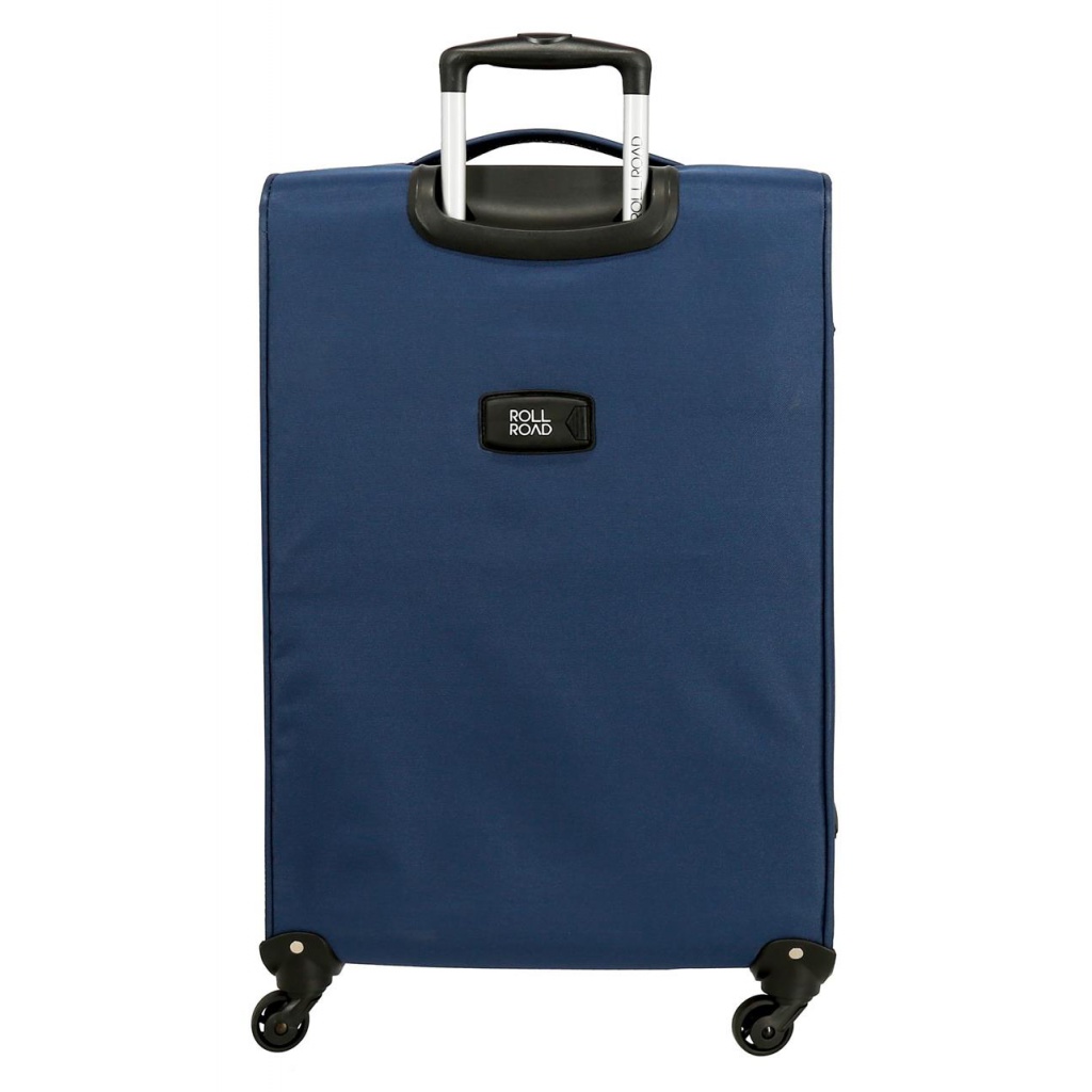 Kvalitní textilní cestovní kufry s nádherným designem ROLL ROAD Royce Black pro všechny stylové cestovatele. Kvalita je zař