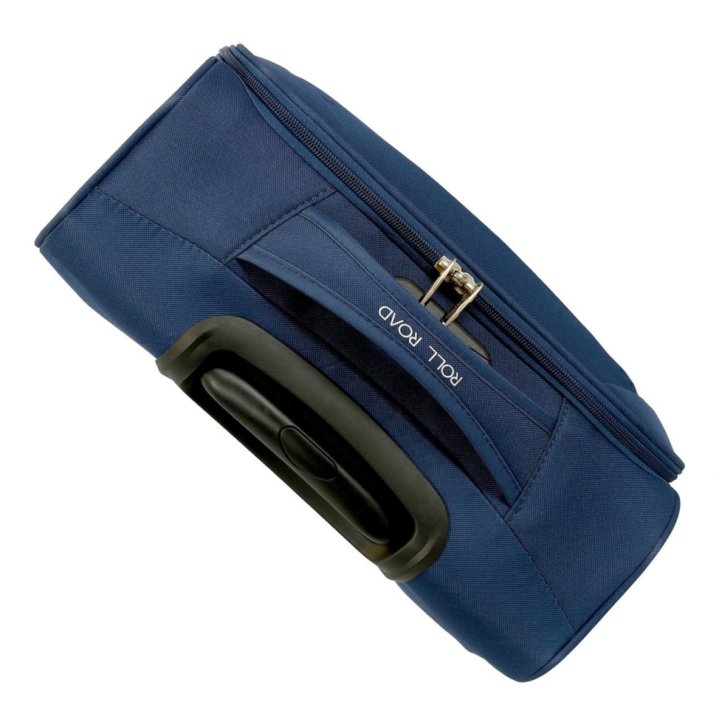 Kvalitní textilní cestovní kufry s nádherným designem ROLL ROAD Royce Black pro všechny stylové cestovatele. Kvalita je zař