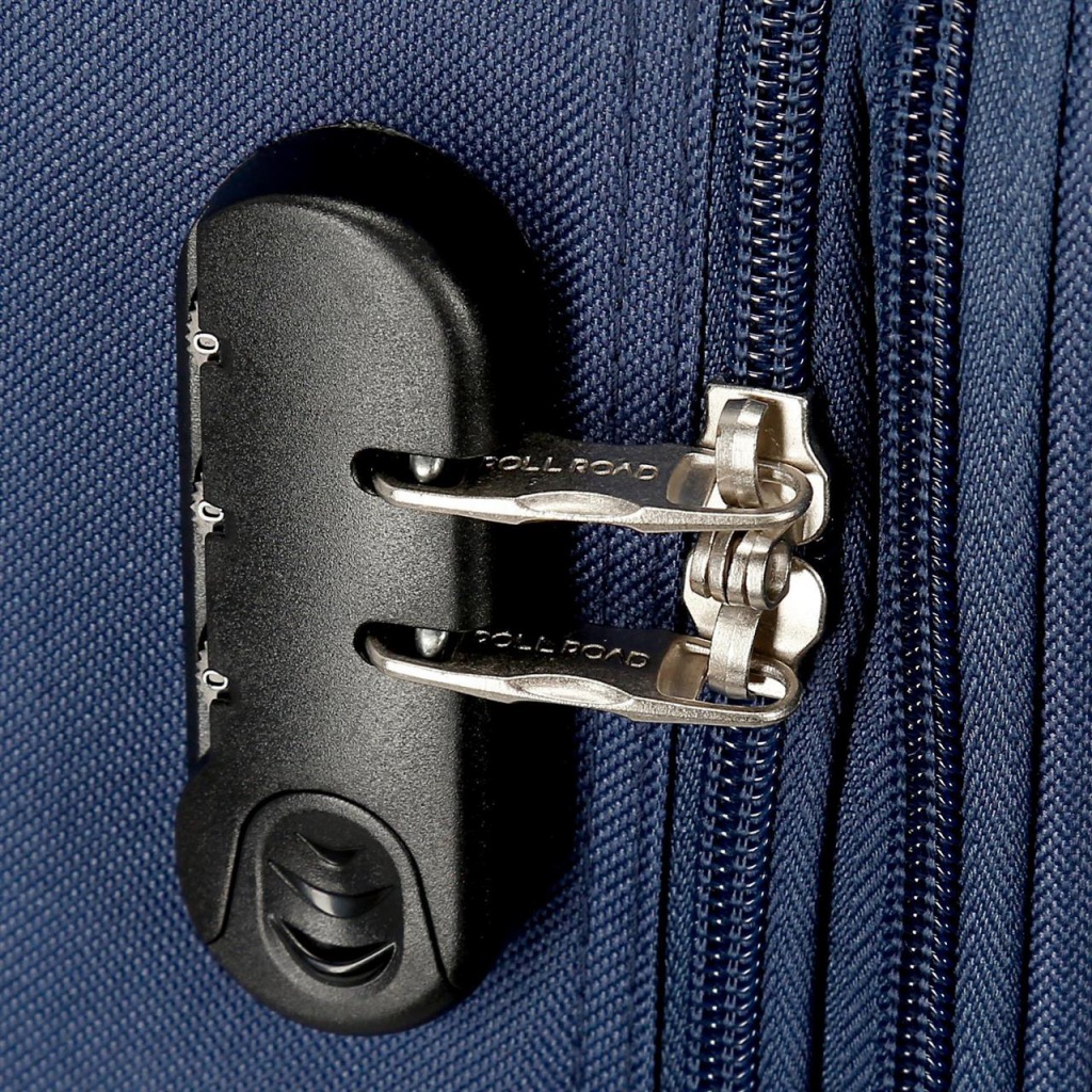 Kvalitné textilné cestovné kufre s nádherným dizajnom ROLL ROAD Royce Black  pre všetkých štýlových cestovateľov. Kvalita je zar