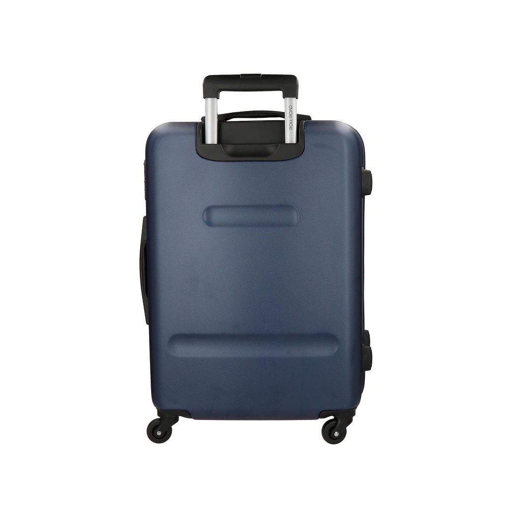 Sada cestovných kufrov Roll Road Flex Navy Blue, ABS, 55–65 cm
