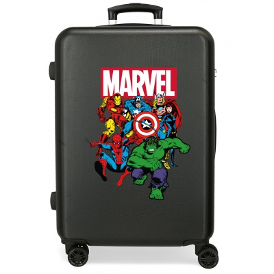 Pevný skořepinkový ABS cestovní kufr s nádherným designem AVENGERS pro všechny malé cestovatele. Kvalita je zaručena od reno