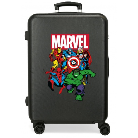 Pevný škrupinkový ABS cestovný kufor s nádherným dizajnom AVENGERS pre všetkých malých cestovateľov. Kvalita je zaručená od reno