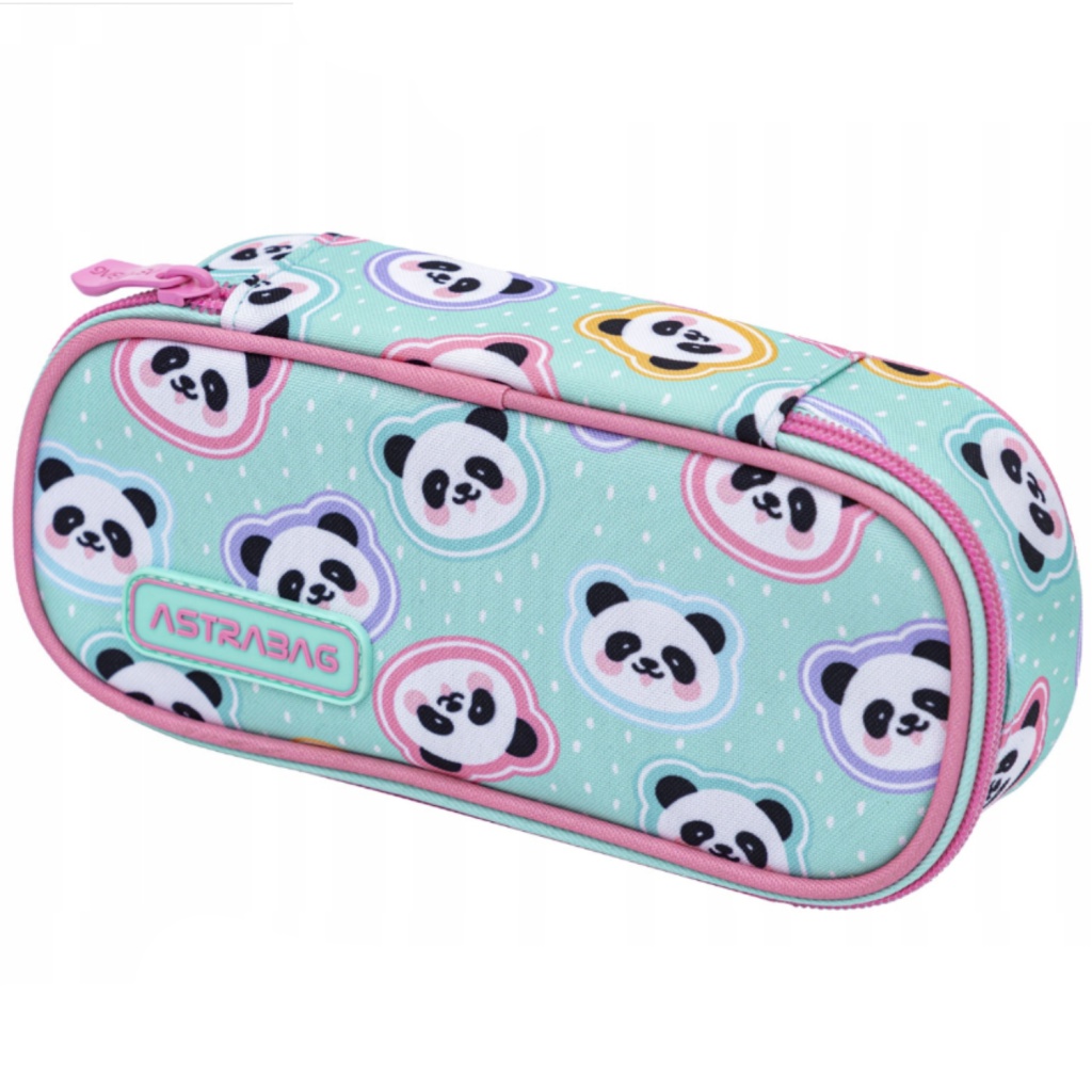 Peračník AstraBAG MINTY PANDAS – mentolový, jednokomorový, s úchytmi