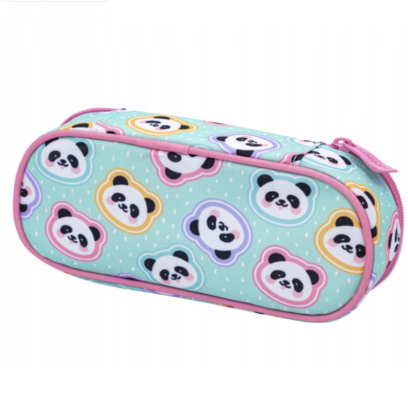 Peračník AstraBAG MINTY PANDAS – mentolový, jednokomorový, s úchytmi Peračník AstraBAG MINTY PANDAS – mentolový, jednokomorový, s úchytmi
