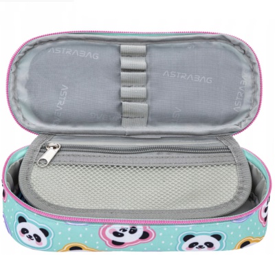 Peračník AstraBAG MINTY PANDAS – mentolový, jednokomorový, s úchytmi Peračník AstraBAG MINTY PANDAS – mentolový, jednokomorový, s úchytmi