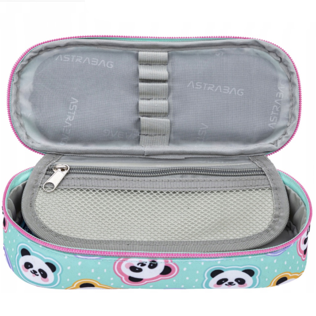 Peračník AstraBAG MINTY PANDAS – mentolový, jednokomorový, s úchytmi