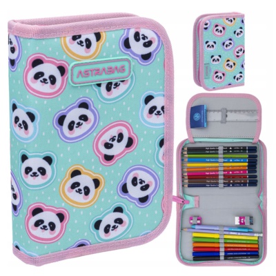 Peračník AstraBAG MINTY PANDAS – vyklápací, plnený, mentolový, AC11