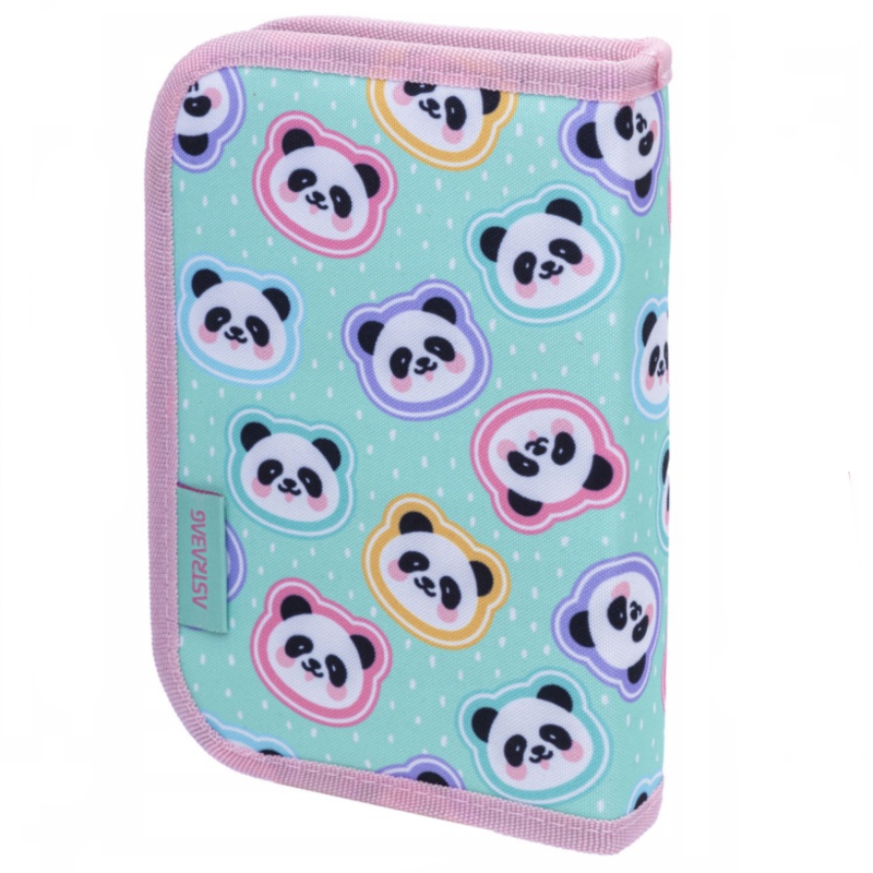 Peračník AstraBAG MINTY PANDAS – vyklápací, plnený, mentolový, AC11 Peračník AstraBAG MINTY PANDAS – vyklápací, plnený, mentolový, AC11