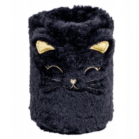 Praktický stojánek na pera ASTRABAG FLUFFY KITTY BLACK s roztomilým designem. Ideální pomocník na udržování pořádku na práci