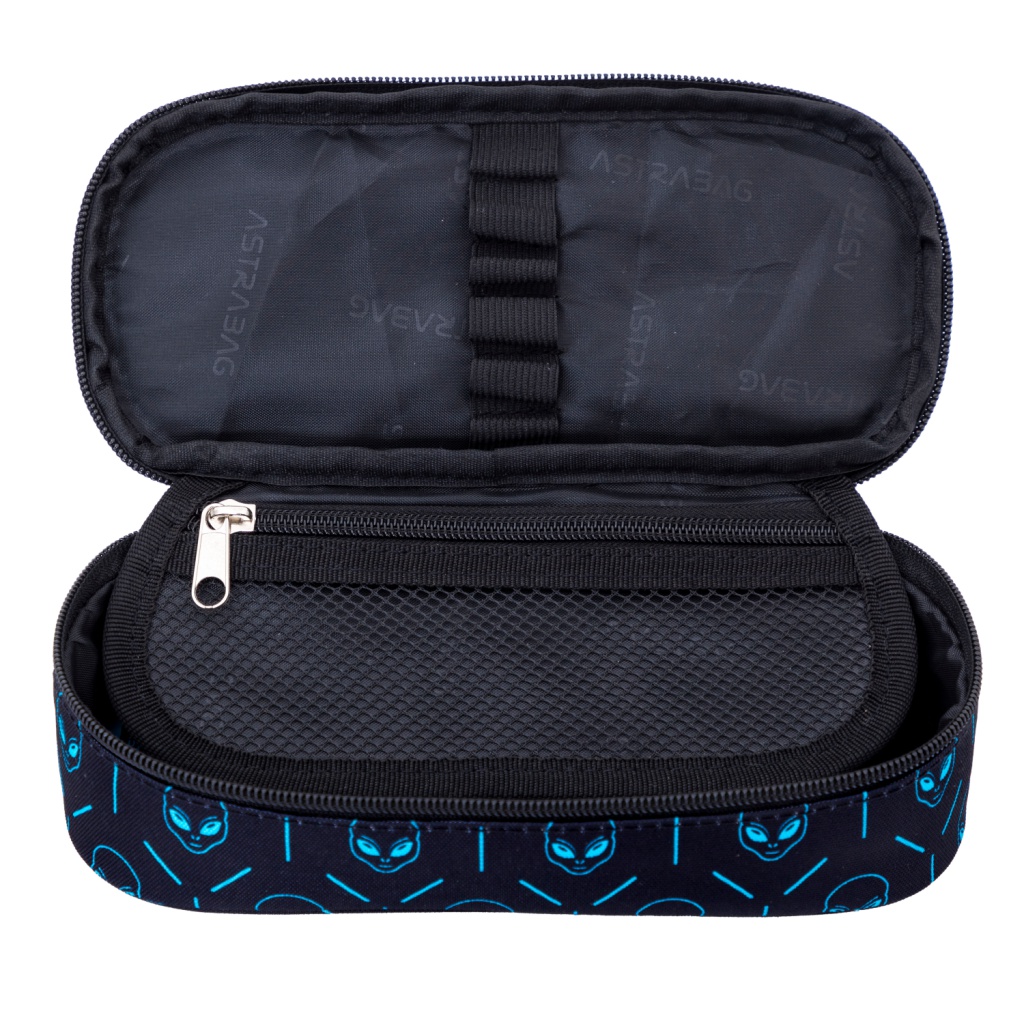 Penál ASTRABAG je stylový a praktický doplněk pro školáky. Díky organizéru budou všechny psací potřeby přehledně uspořádány