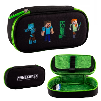 Peračník Minecraft AC6 – Jednokomorový školský puzdro s organizérom | ZdenkaTri.sk