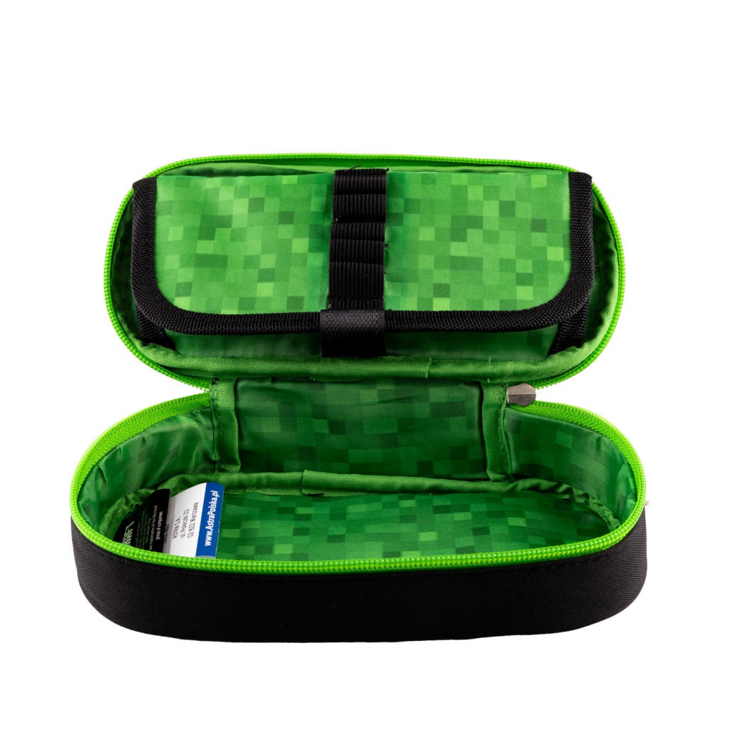 Penál Minecraft AC6 – Jednokomorový školní pouzdro s organizérem |