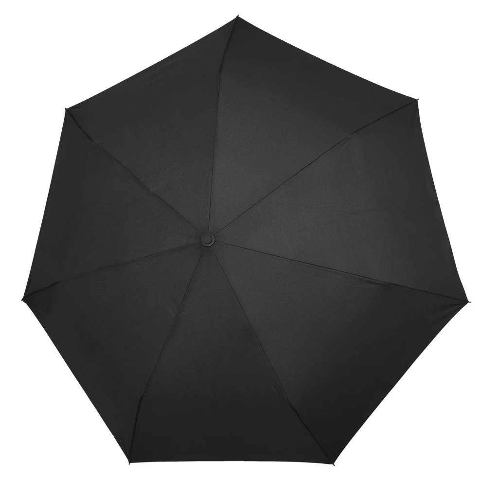 Perletti deštník Extra Piatto Black – skládací, plně automatický, větruvzdorný