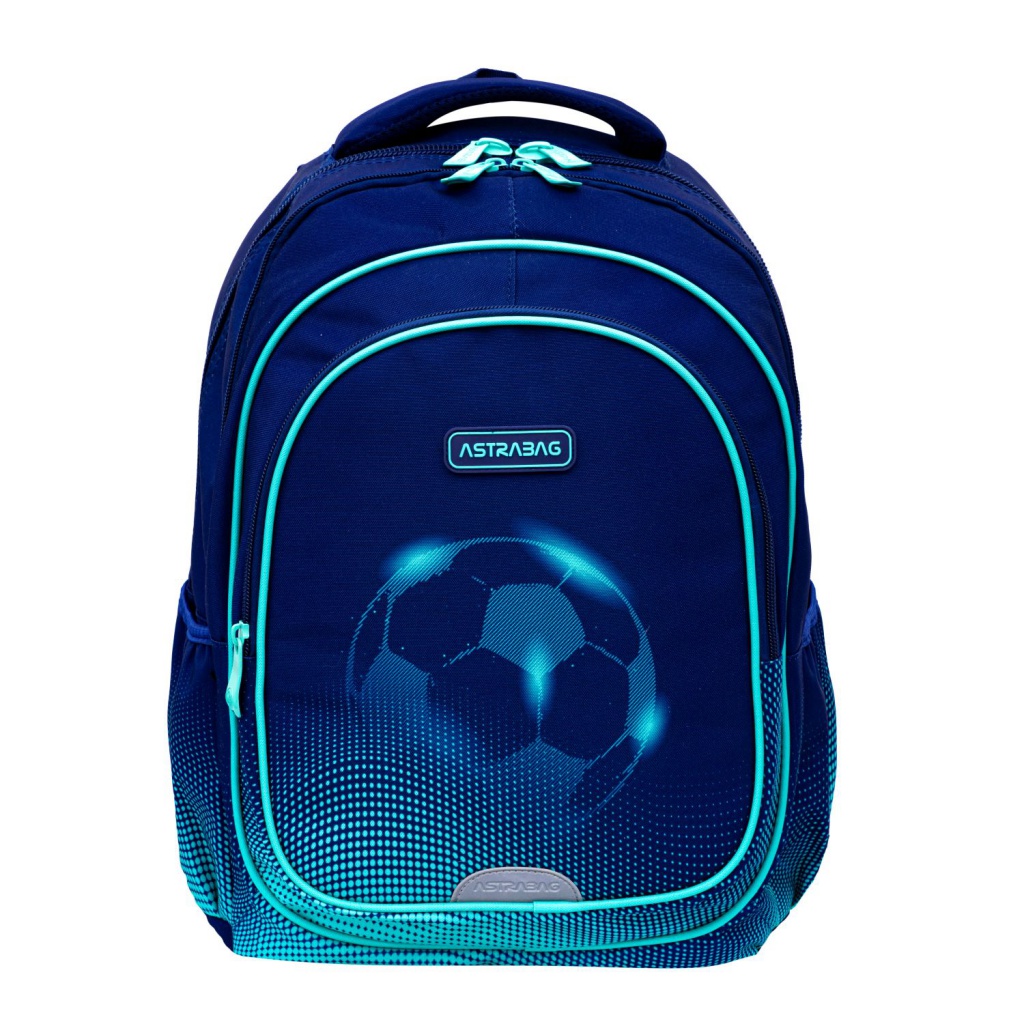 Školský batoh AstraBAG FOOTBALL LIGHT AB300 – 3 komory, notebook, ergonomický