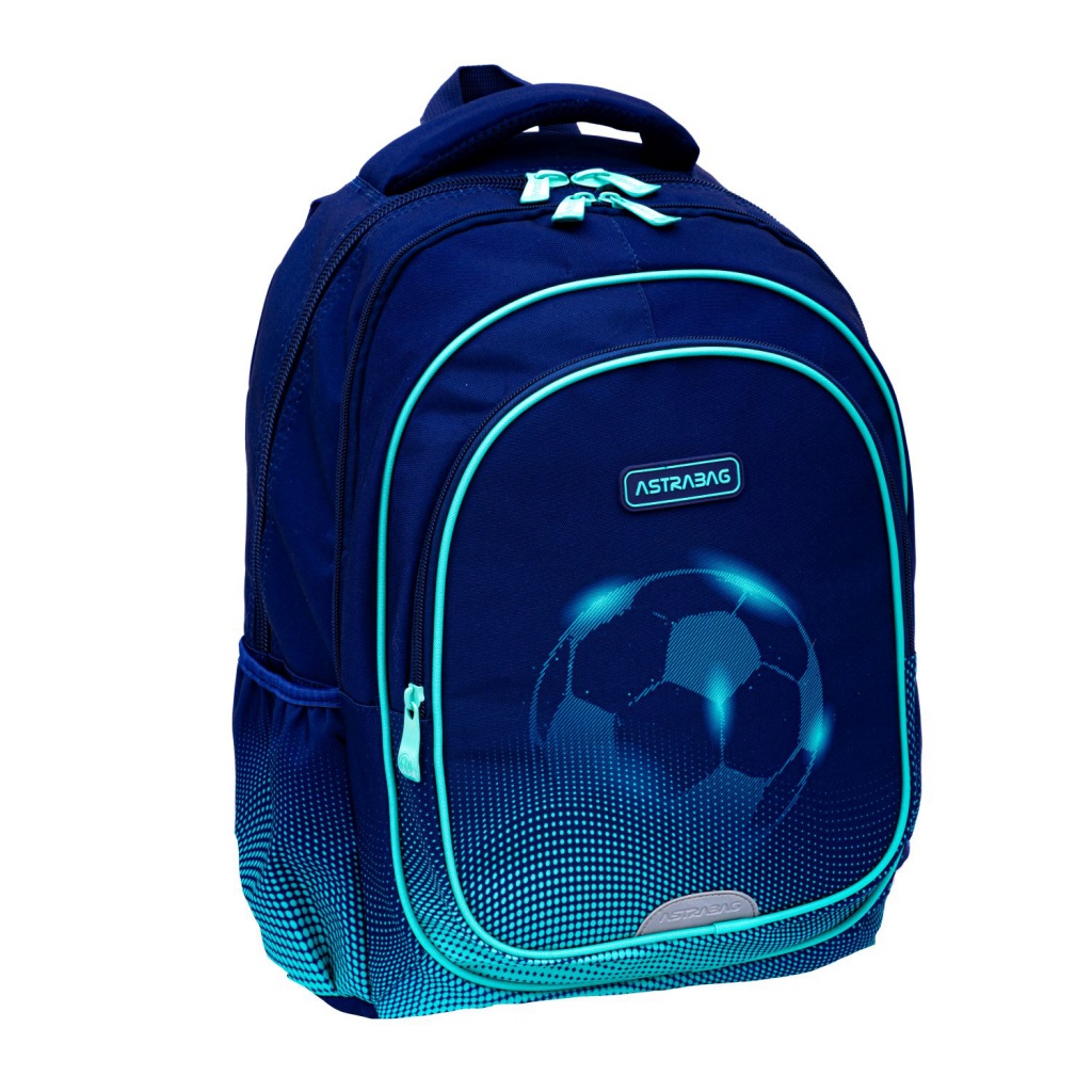 Školský batoh AstraBAG FOOTBALL LIGHT AB300 – 3 komory, notebook, ergonomický