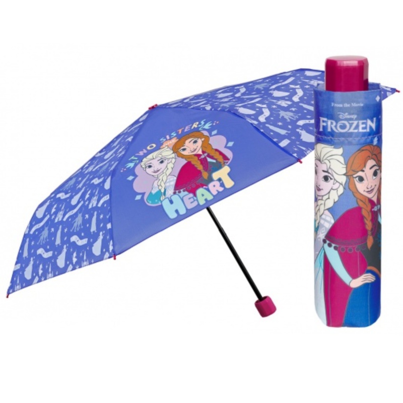 Dievčenský skladací dáždnik Perletti Disney Frozen Two Sisters – Ø91 cm Dievčenský skladací dáždnik Perletti Disney Frozen Two Sisters – Ø91 cm